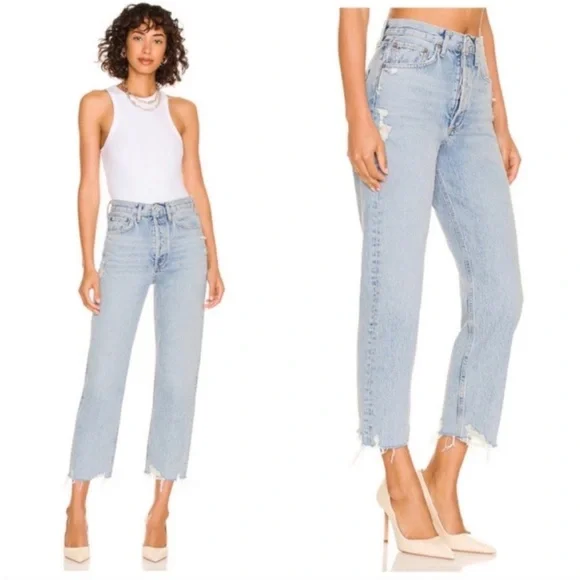 Agolde 90's Crop in Nerve